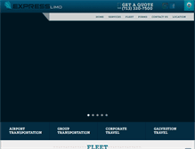 Tablet Screenshot of express-limo.com